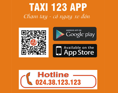 Cách tải app taxi 123