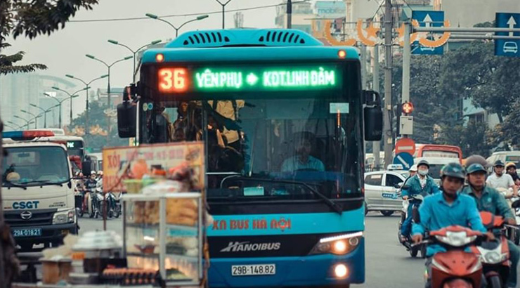 lộ trình xe bus 36 hà nội